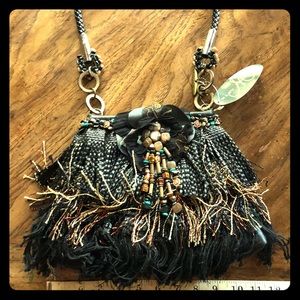 Mary Frances Handbag, Jungle Hut #1010